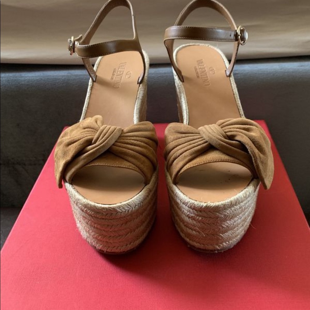 Valentino Espadrille Wedge